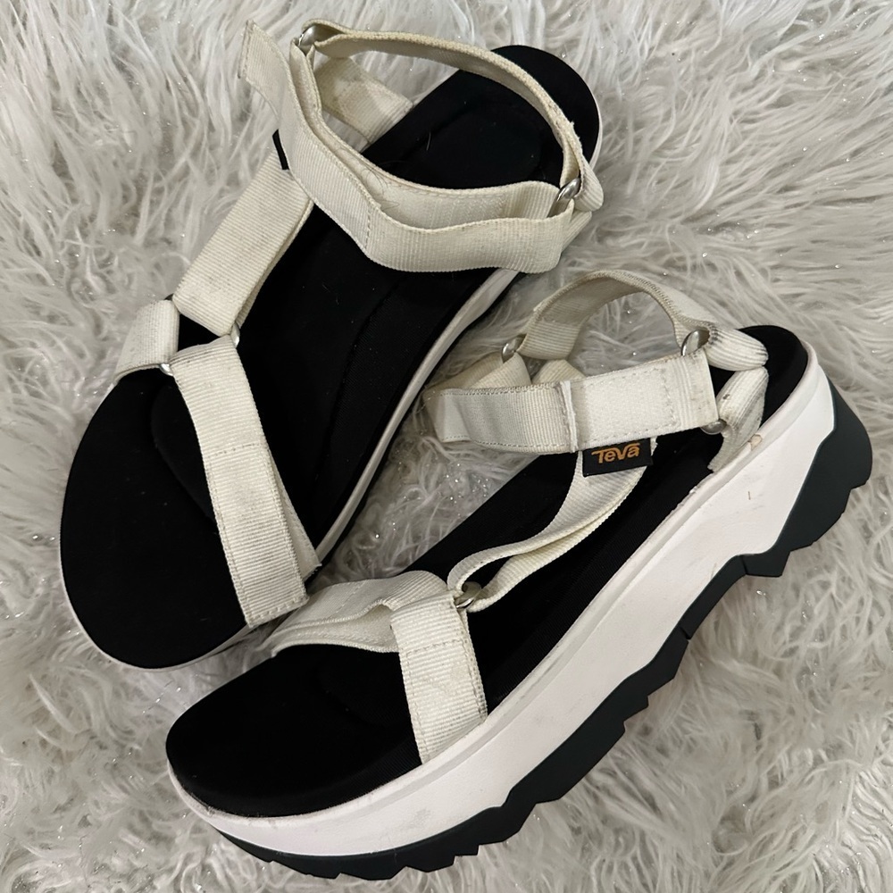 Teva Jadito Universal Comfort Sandal platform Sz 10